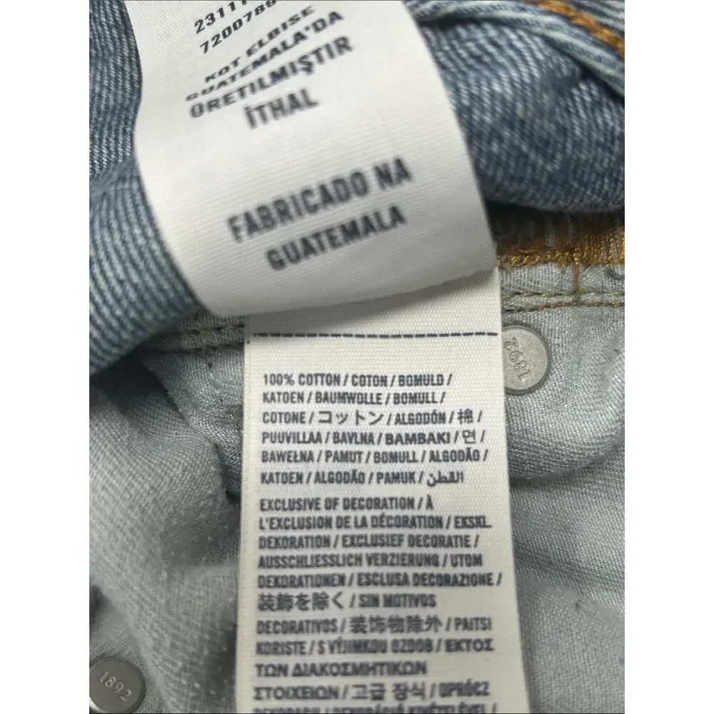 Abercrombie & Fitch Kids Slim Blue Denim Jeans Size 14 slim